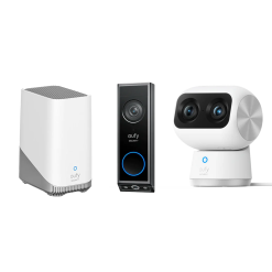 eufy Indoor Cam S350 + Video Doorbell E340 + eufy Homebase? 3