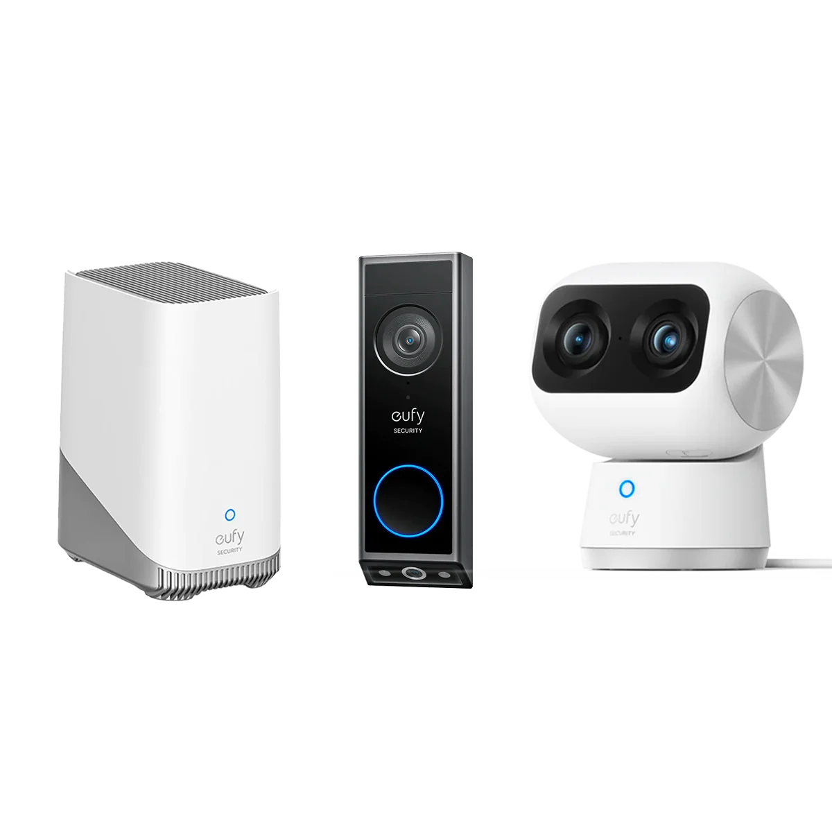 eufy Indoor Cam S350 + Video Doorbell E340 + eufy Homebase? 3