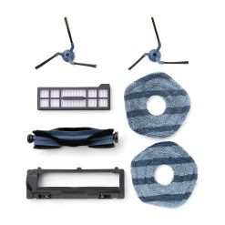 eufy Replacement Parts Kit for eufy X10 Pro Omni Robot Vacuum, Roller Brush with Bristles and Rubber, Brush Guard, 2 Side Brushes, Washable Filter