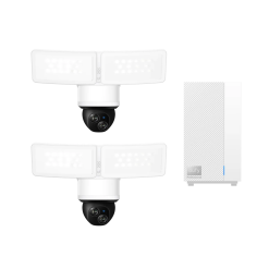 eufy Floodlight Camera E340 (2 - Cam Kit) + eufy HomeBase? Professional S1