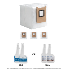 eufy Dust Bag, 3 pieces, 3L + eufy Floor Cleaner, Ready to Use, 473 ml Compatible with C28