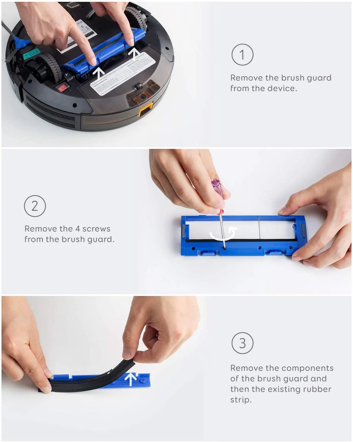 eufy RoboVac Replacement Rubber Strip, Compatible with 11S, 11S PLUS, 11S MAX, 12, 15C, 15C MAX - Image 2