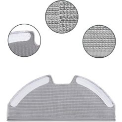 Alternative view of eufy 2-Pack Vacuum Mop Replacement Pads, Compatible with eufy X8 Pro Series Robot Vacuums, Washable and Reusable Soft Mopping Pad Parts Accessories