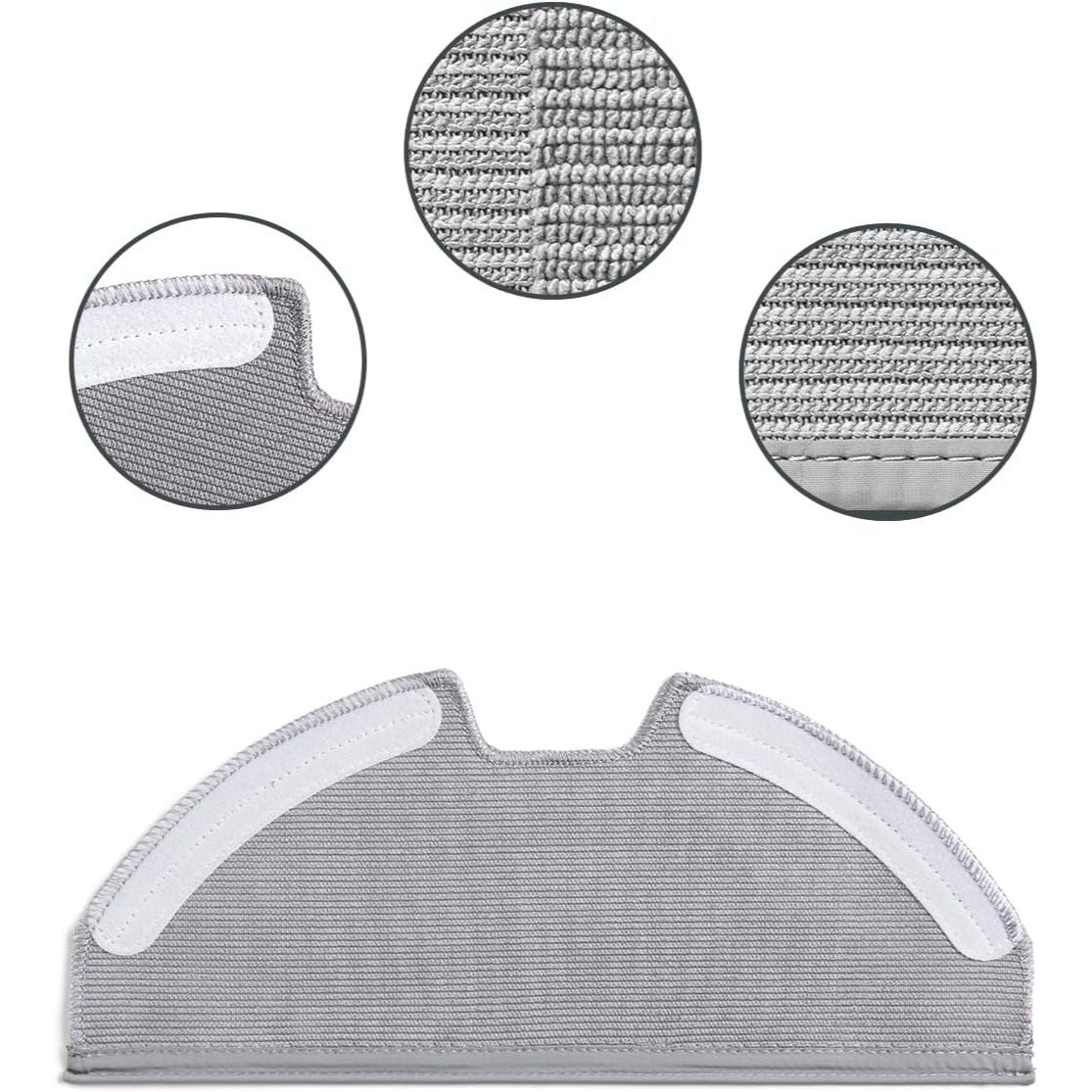 eufy 2-Pack Vacuum Mop Replacement Pads, Compatible with eufy X8 Pro Series Robot Vacuums, Washable and Reusable Soft Mopping Pad Parts Accessories - Image 2