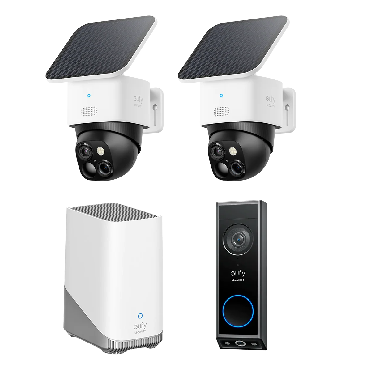 eufy SoloCam S340 (2-Pack) + Video Doorbell E340 + eufy HomeBase? S380 - Image 2