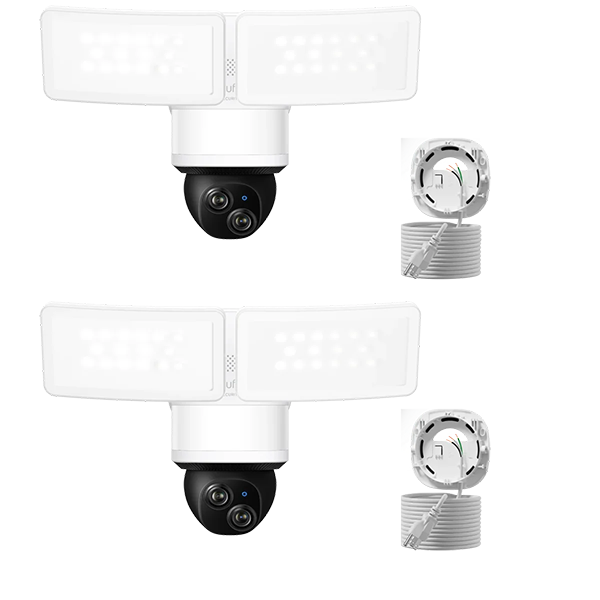 eufy Floodlight Camera E340 with AC Cable (2 - Cam Pack)