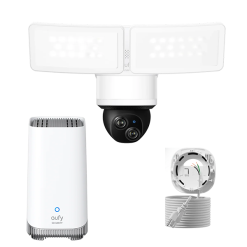 eufy Floodlight Camera E340 with AC Cable + eufy HomeBase? S380