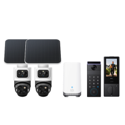 eufy eufyCam S4 2 - Cam Kit + eufy FamiLock S3 Max