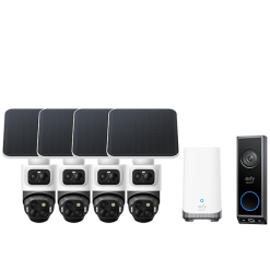 eufy eufyCam S4 4 - Cam Kit + Video Doorbell E340