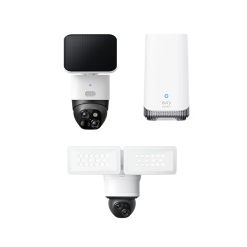 eufy SoloCam S340 + Floodlight Camera E340 + HomeBase? S380