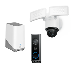 eufy Video Doorbell E340 + Floodlight Camera E340 + eufy Homebase? 3