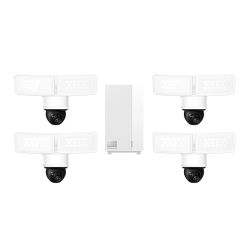 eufy Floodlight Camera E340 (4 - Cam Kit) + eufy HomeBase? Professional S1