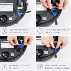 Alternative view of eufy Side brush, Compatible with 11S, 11S PLUS, 11S MAX, 12, 15C, 15C MAX, 15T, 25C, 30, 30C