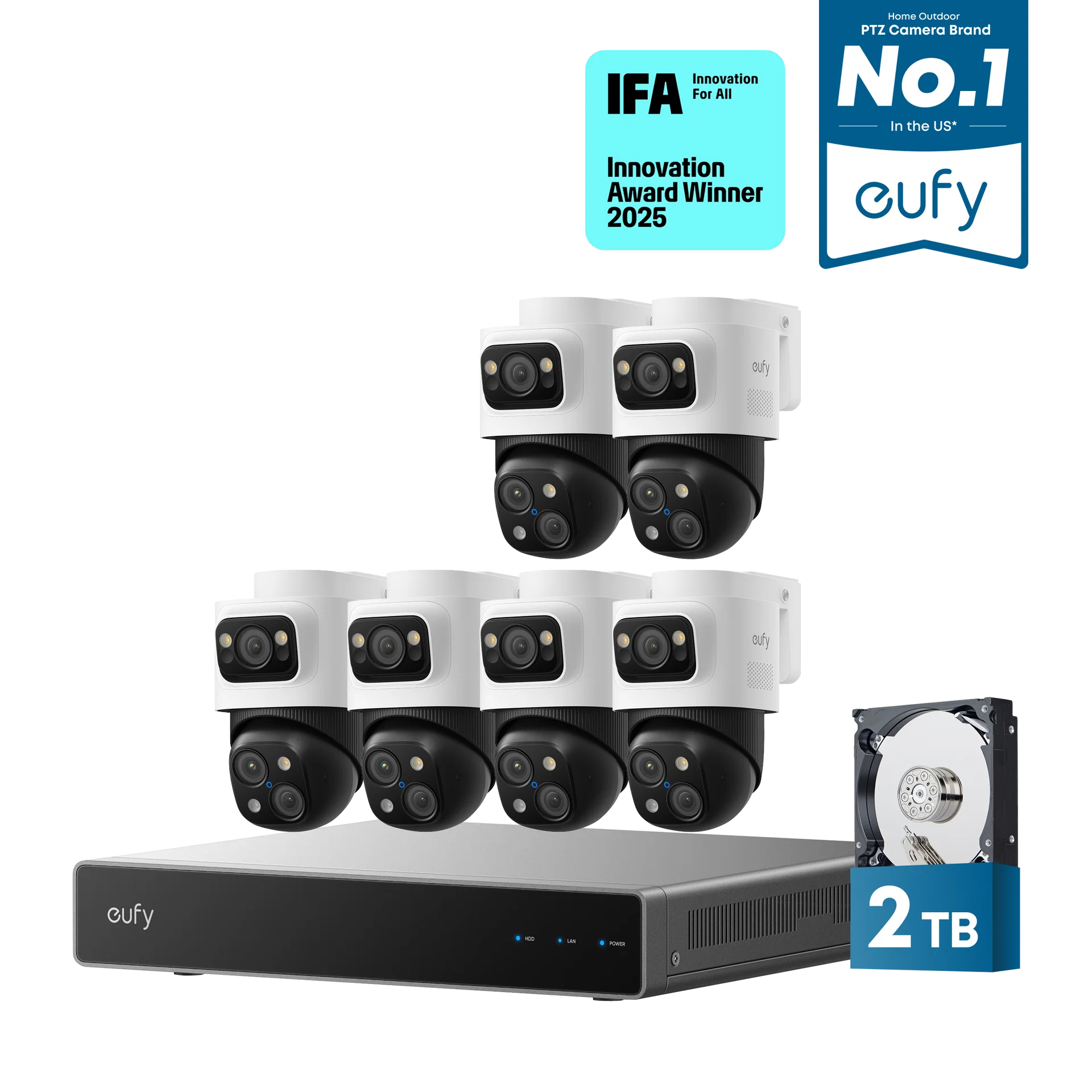 eufy 6 - Cam Kit PoE NVR Security System S4 Max
