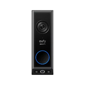 eufy doorbell with HD camera and blue ring